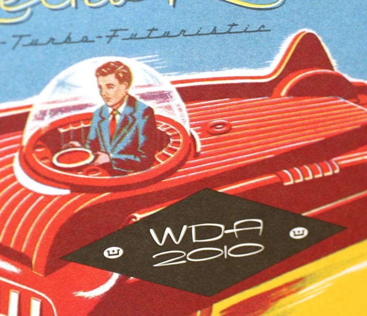 webster retro roadster close-up